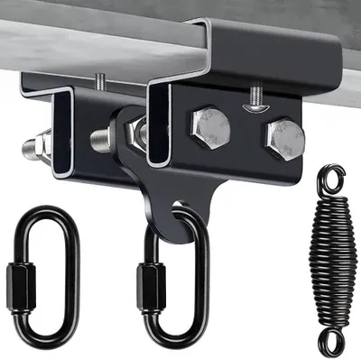 Productafbeelding van Zware Stalen Hanger voor Bokszak met Veer - Ideaal voor Boksen en Muay Thai Training
