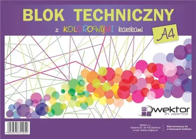 Immagine prodotto di Blocco tecnico A4/8K a colori (10 copie)