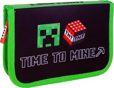 Produktbild von ASTRA School Federmäppchen eine Stufe Minecraft Time to Mine