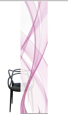 Produktbild von Vision S  Vision S | Schiebevorhang Bambusoptik Digitaldruck "Pacolia" 260 x 60 cm 1x Schiebewand inkl. Paneelwagen und Klemmleiste Pink