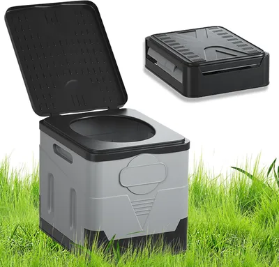 Produktbild von Campingtoilette, Klapptoilette, Camping Toiletten, Trockentoilette, Mobile Toilette, tragbare Toilette, max 150 kg
