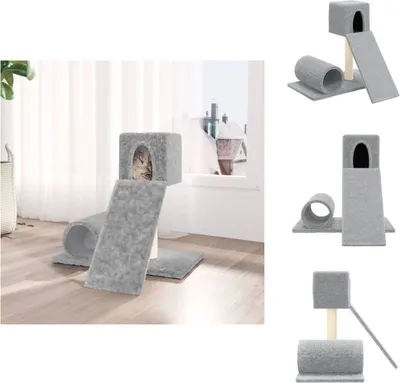 Obrázek produktu pro vidaXL Škrabací strom se sisalovým škrabadlem světle šedý 59 cm - Škrabací stromy