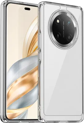 Image de Etui pour Honor Magic7 Lite Transparent, étui de protection antichoc en silicone TPU Transparent
