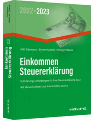 Produktbild von Einkommensteuererklärung 2022/2023