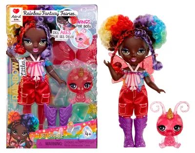 Produktbild von Rainbow High Littles Rainbow Fantasy Fairies Doll- Astrid (Rainbow), Modepuppe, Weiblich, 4 Jahr(e), Junge/Mädchen, 140 mm, Mehrfarbig