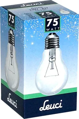 Produktbild von Leuci Glühbirne 75W E27 klar Glühlampe 75 Watt Glühbirnen Glühlampen