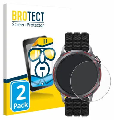 Produktbild von 2x Für Huawei Watch GT Runner 2 Schutzfolie BROTECT Displayschutz Display Schutz Folie Klar Transparent
