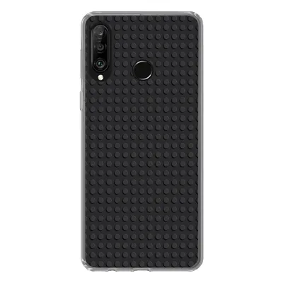 Produktbild von MuchoWow® Handyhülle Schutzhülle Hülle für Huawei P30 Lite Bild - Schwarz Silikon Softcase Handy Hülle - Handyhülle