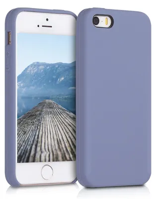 Produktbild von kwmobile Handyhülle für Apple iPhone SE (1.Gen 2016) / iPhone 5 / iPhone 5S Hülle - Case Silikon - Kabelloses Laden - Schutzhülle Cover in