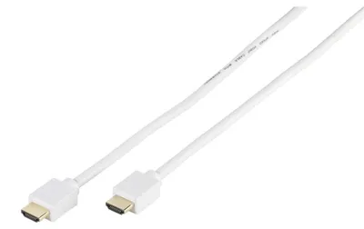 Obrázek produktu pro ViVanco™High Speed, 2 m, HDMI Typ A (standardní), HDMI Typ A (standardní), 3D kompatibilita, 18 Gbit/s, Bílá