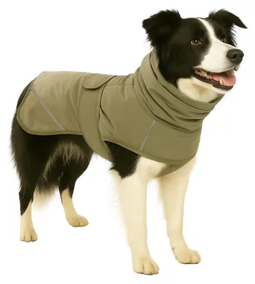 Immagine prodotto di Cappotto invernale Flamingo Cujo, colore verde, lunghezza del dorso: 55 cm