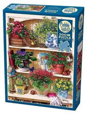 Zdjęcie produktu dla Puzzle 500 Regał z kwiatami 112263
