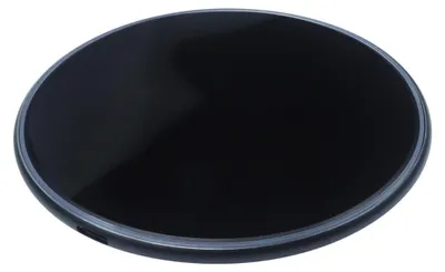 Produktbild von QUALO Induktionsladegerät 20W matt schwarz Handy-Ladegeräte QLI-M-20W-01