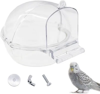 Produktbild von Vogelbad - Transparant Vogelhuis - 1 Stück - 16 x 14 x 9,3 cm