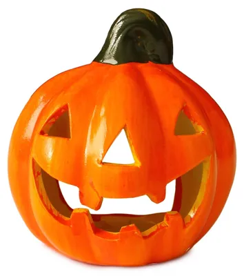 Produktbild von Kürbis-Laterne als LED Halloween-Deko Windlicht in 12 x 10 cm