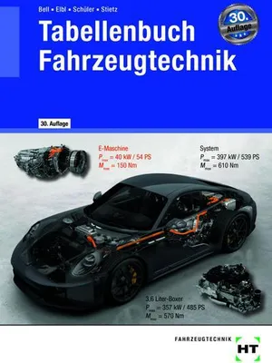 Image de Bell, M: Tabellenbuch Fahrzeugtechnik