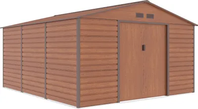 Image de Abri de jardin G21 GAH 1300 - 340 x 382 cm, brun