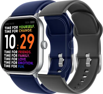 Produktbild von Ice Watch, Smart One Connected Watch Silver mit Armbändern, Marineblau