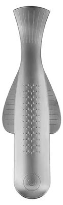 Ingwerreibe Edelstahl mattiert silber 18,50 x 5,70 x 1,80 cm