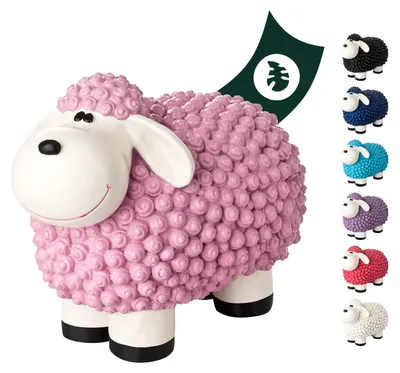 Produktbild von Bunte Mini Schafe Gartenfiguren