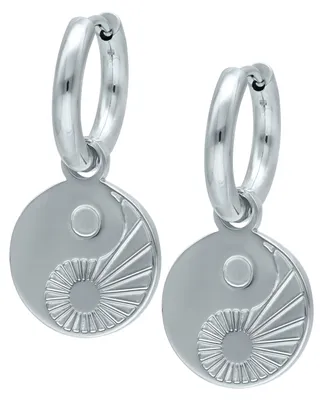 Produktbild von Wildcat Ohrringe - Little Yin Yang Hoops - Silber - Chirurgenstahl 316L - wasserfest, langlebig, hautverträglich, Silber