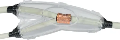 Produktbild von ViD® Gießharz-Verbindungsmuffe Y-Form 183x81x49mm | Kabel-Ø 7-15mm; für abgezweigte Verbindungen