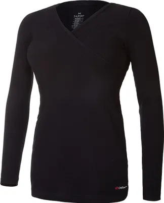 Produktbild von Damen T-Shirt langer Ärmel dünn Outlast® - Schwarz, XL