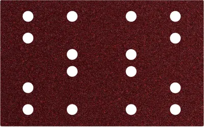 Produktbild von Metabo Haftschleifblätter 80 x 133 mm, P 120, 16 Löcher, mit Kletthaftung (SRA), für Holz, Metalle...