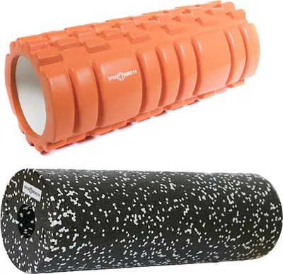 Produktbild von Faszienrolle mit Noppen Orange + Faszienrolle 45 x 15cm