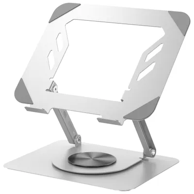 Image de Support ergonomique pour ordinateur portable avec pied pliable - Refroidissement réglable pour ordinateurs portables 11-17"