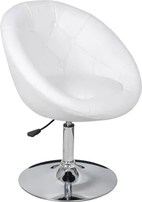 Produktbild von vidaXL Cocktailsessel Weiß Kunstleder