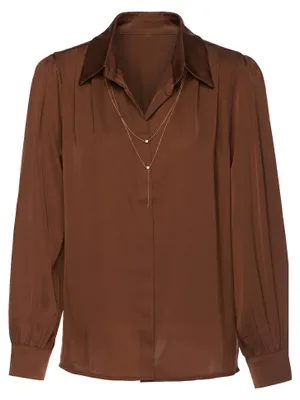 Image de Chemise pour femme LUREA - marron, taille S