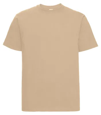 Produktbild von Russell Europe Herren T-Shirt, Kurzarm RW3276 (XXL) (Hellbraun)
