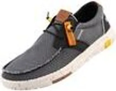 Produktbild von Dockers by Gerli Herren Schuhe Sneaker Slip On Turnschuh Sneaker Textil, Farbe:Schwarz, Schuhgröße:EUR 43, Artikel:-100 black