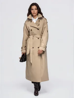 Produktbild von LARICA Trenchcoat Eleganz Urban Style OW-CT-E0027 beige S/M