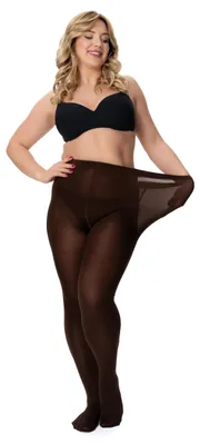 Obrázek produktu pro Romartex Punčochové kalhoty plus size, 60 DEN, 3D, velikosti XL-6XL, silné, zakrývají