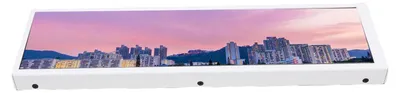 Image de Écran tactile portable de 8,8 pouces, 480 x 1920 pixels, 5 points de contact, ordinateur de bureau compact, écran secondaire pour boîtier PC, affichage de la température du GPU, spectre musical DIY
