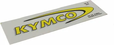 Zdjęcie produktu dla KYMCO ŻÓŁTY CAT-G 0943 200x50mm Naklejka