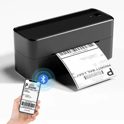 Immagine prodotto di Stampante per etichette termica - Bluetooth - 150 mm/s - Nero - 10 x 15 cm
