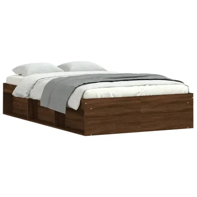 Obrázek produktu pro vidaXL Rám postele hnědý dubový vzhled 120x190 cm