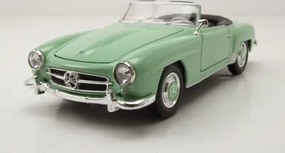 Produktbild von Welly 24118HG Mercedes 190 SL W121 hellgrün 1:24