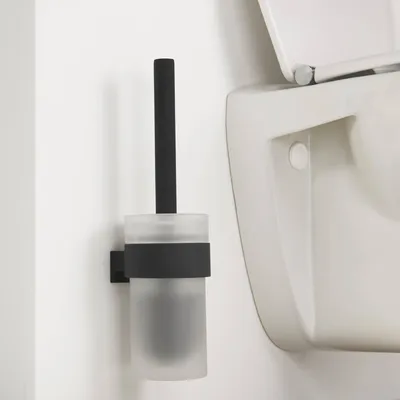 Produktbild von Tiger Toilettenbürste mit Halter Bold Mattschwarz