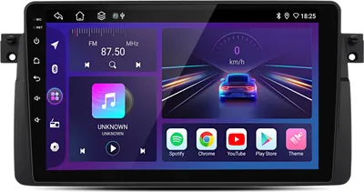 Produktbild von 4+64G Carplay Android13 DAB radio 8core 4G Für BMW 3 Series E46 1998-2006 GPS 9''Navi BT SWC WIFI 2DIN