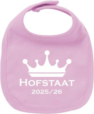 Produktbild von Huuraa Unisex Babylatz Hofstaat 2025/26 Schützenfest Geschenk Babypink  Baumwolle Hofstaat 2025/26 Mitbringsel