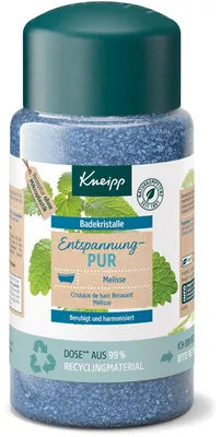 Image de Criste de bain Kneipp soluble Détente pure à la mélisse 600g