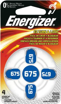 Immagine prodotto di Energizer ENZINCAIR675-4 batteria per uso domestico
