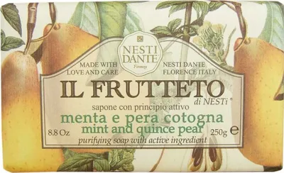 Produktbild von Nesti Dante Il Frutteto Minze und Quitte Seife 250g