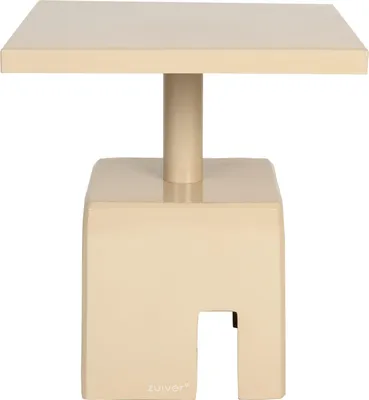 Produktbild von Zuiver Chubby Beistelltisch Quadrat 40x40 cm Beige