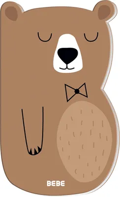 Imagen del producto de Libro para colorear Interdruk, formato A4, 16 páginas, 90g/m², para bebés y niños, colores pastel, diseño de oso