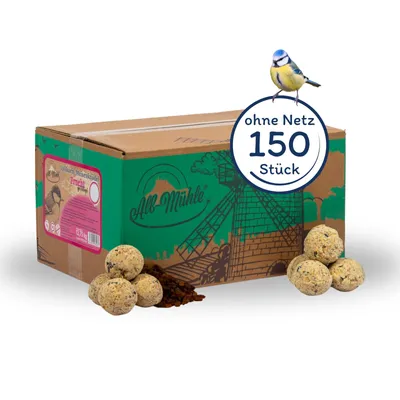 Productafbeelding van 150 Lyra Pet® vetbolletjes uit de Alb-Mühle, volkoren en fruit, zonder net, 85 g per stuk